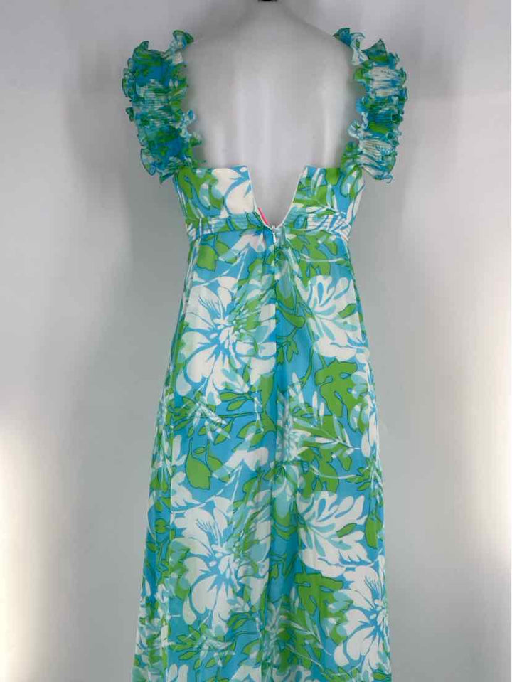 Size 6 Lilly Pulitzer Blue Print Dress