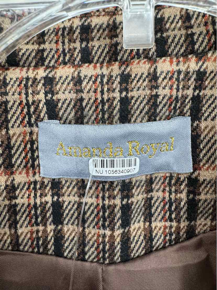 Size S Tan Tweed Jacket