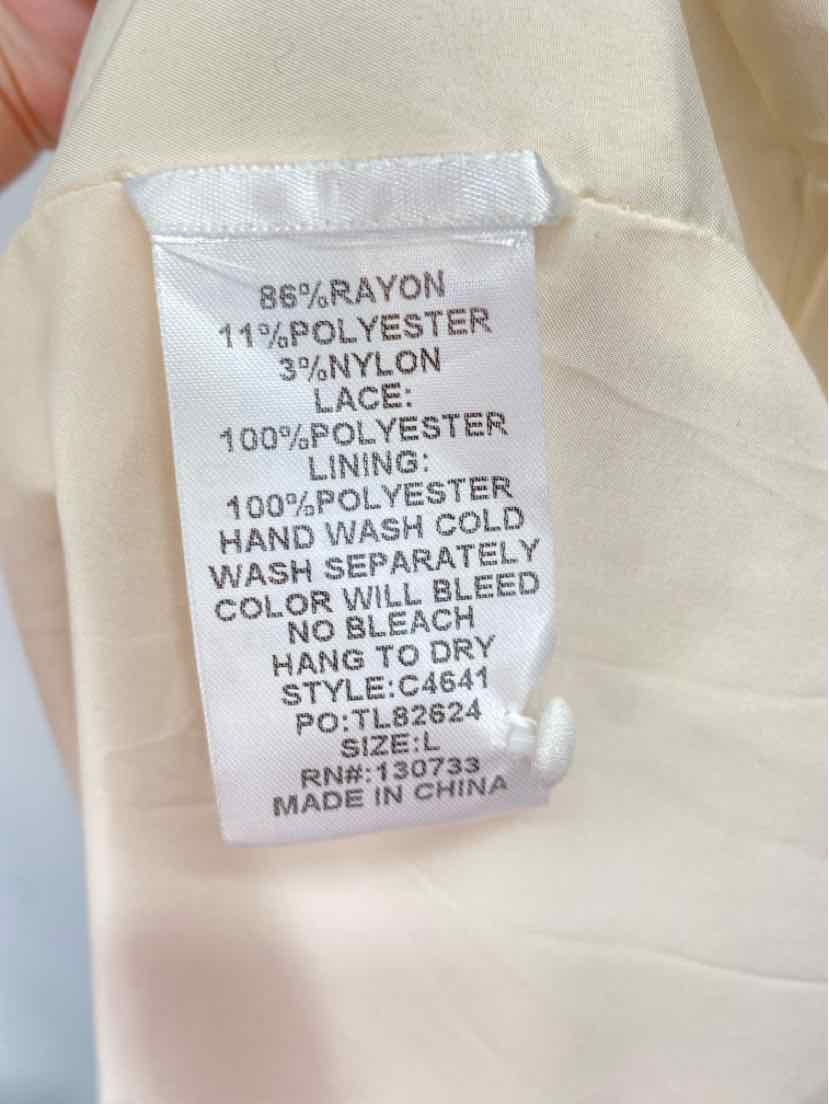 Size L Umgee Cream Dress