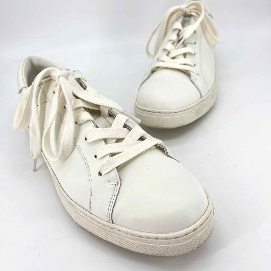 Shoe Size 44 Coach White Leather Sneakers