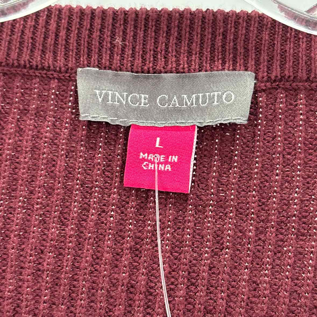 Size L Vince Camuto Wine Sweater