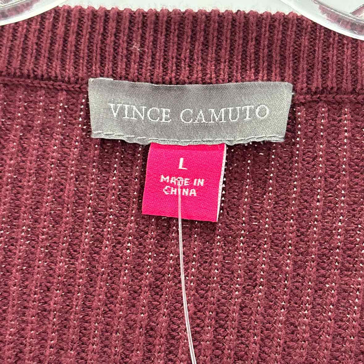 Size L Vince Camuto Wine Sweater