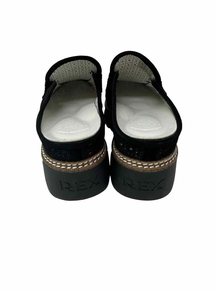 Shoe Size 7 Black Mules