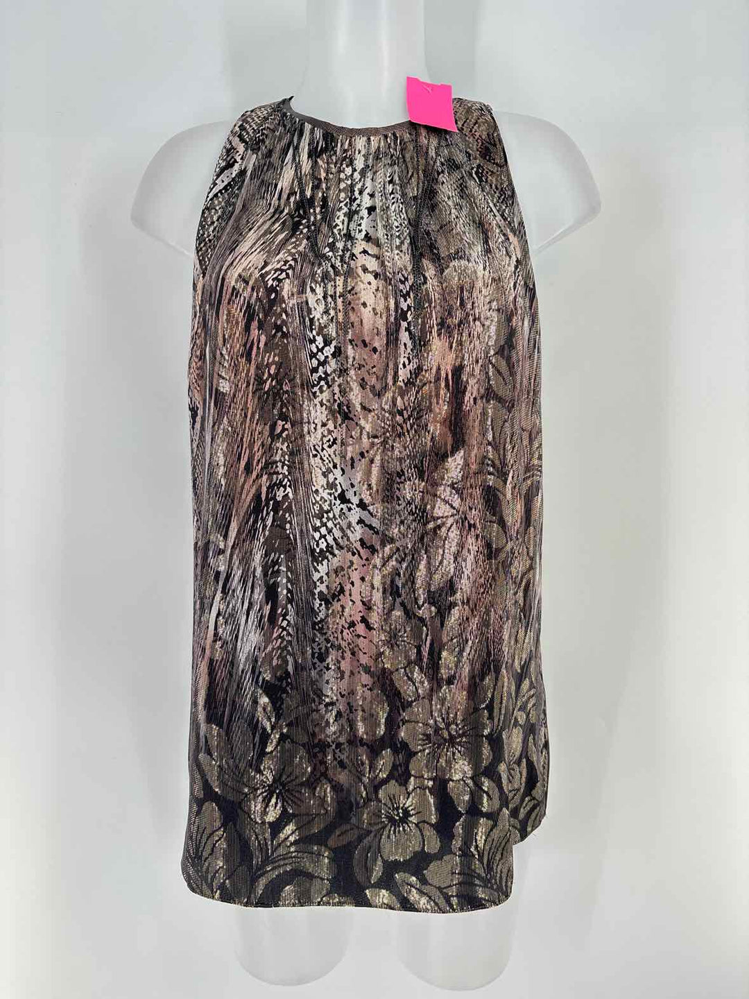 Size M ELIE TAHARI Gold Shirt