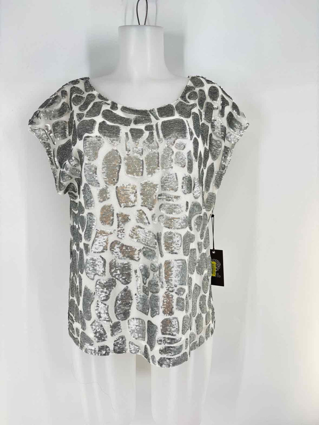 Size M Vince Camuto Silver Shirt