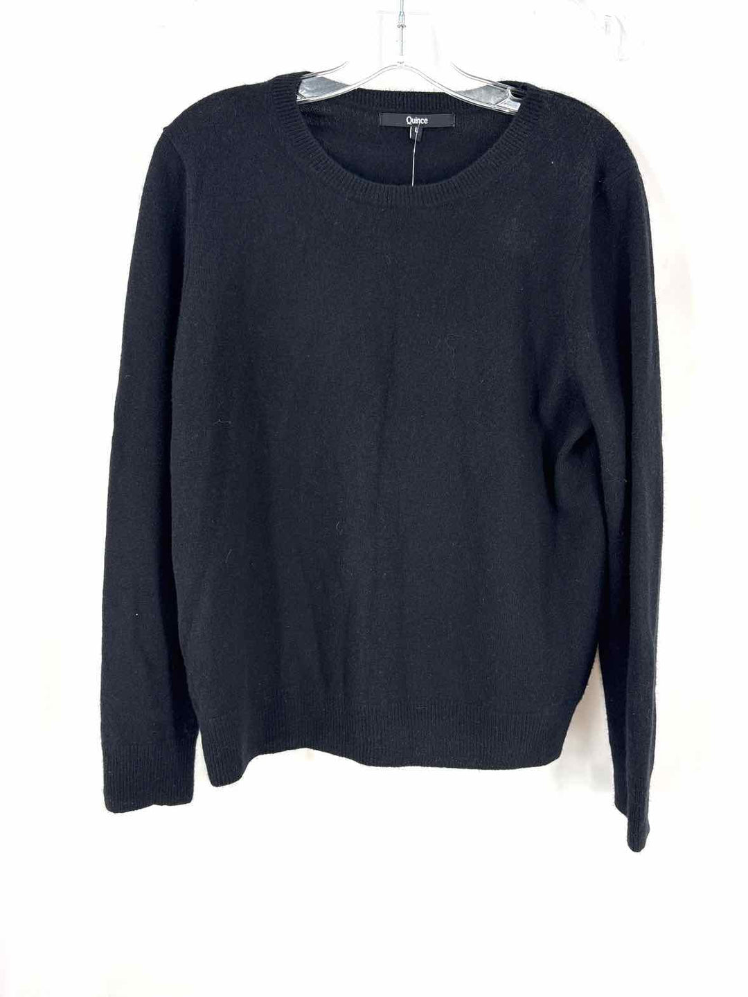 Size L QUINCE Black Sweater