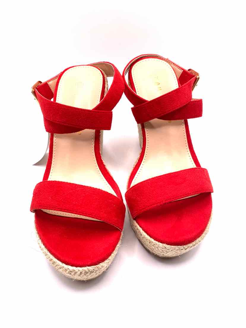Shoe Size 8.5 Red Sandals