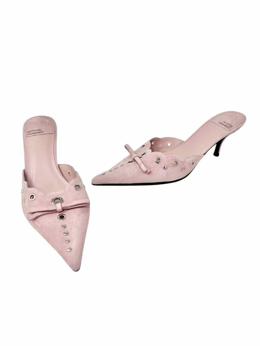 Shoe Size 8.5 JEFFREY CAMPBELL Pink Suede Pumps