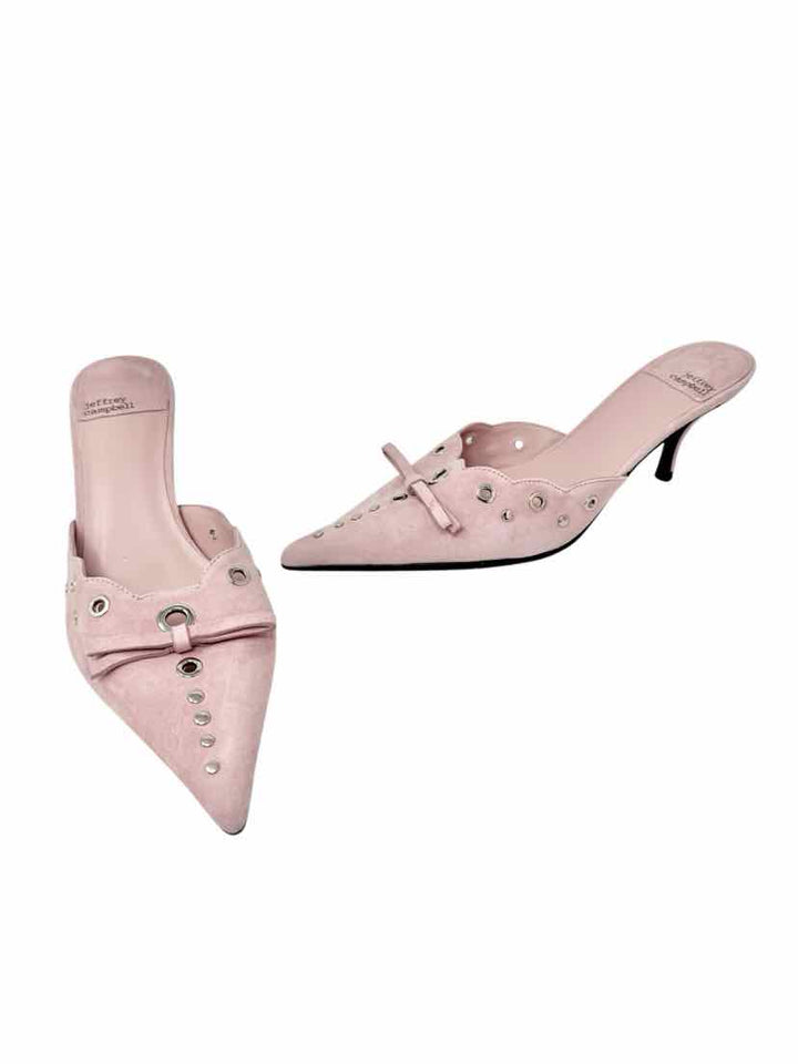 Shoe Size 8.5 JEFFREY CAMPBELL Pink Suede Pumps