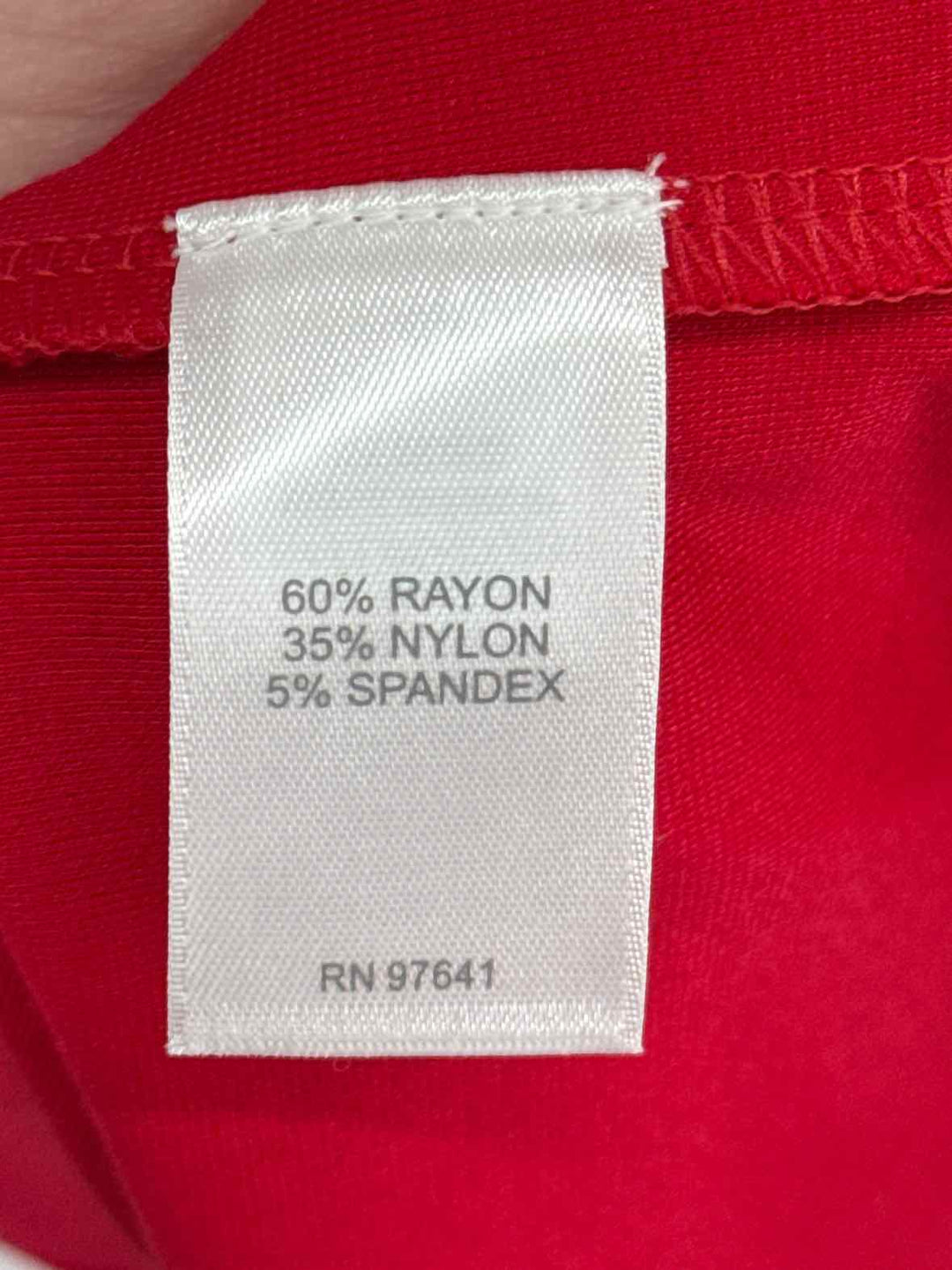 Size 2X J JILL Red Cotton Dress