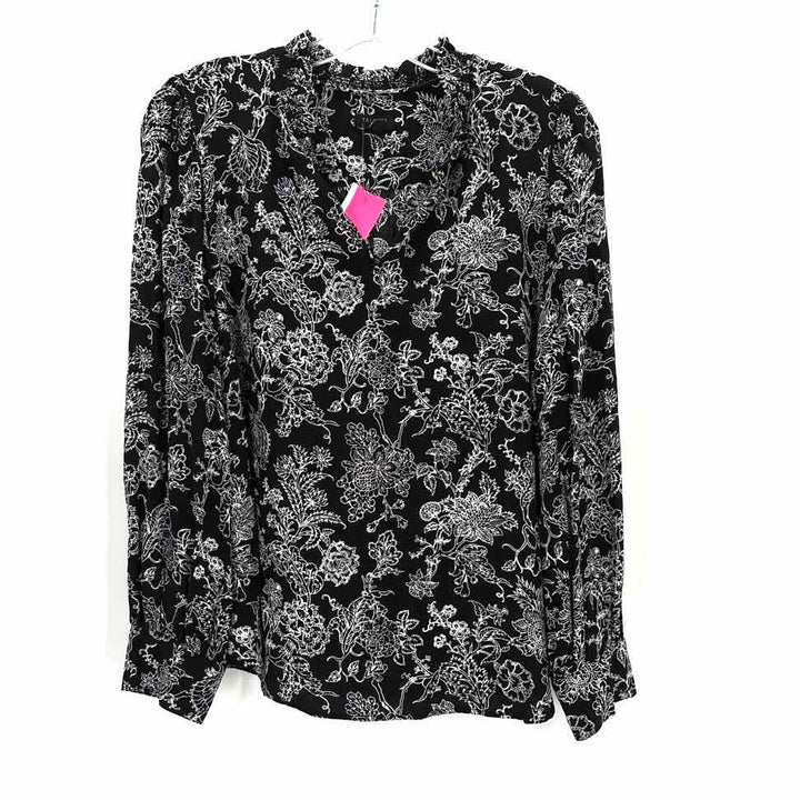 Size XL Talbots Black/White Shirt