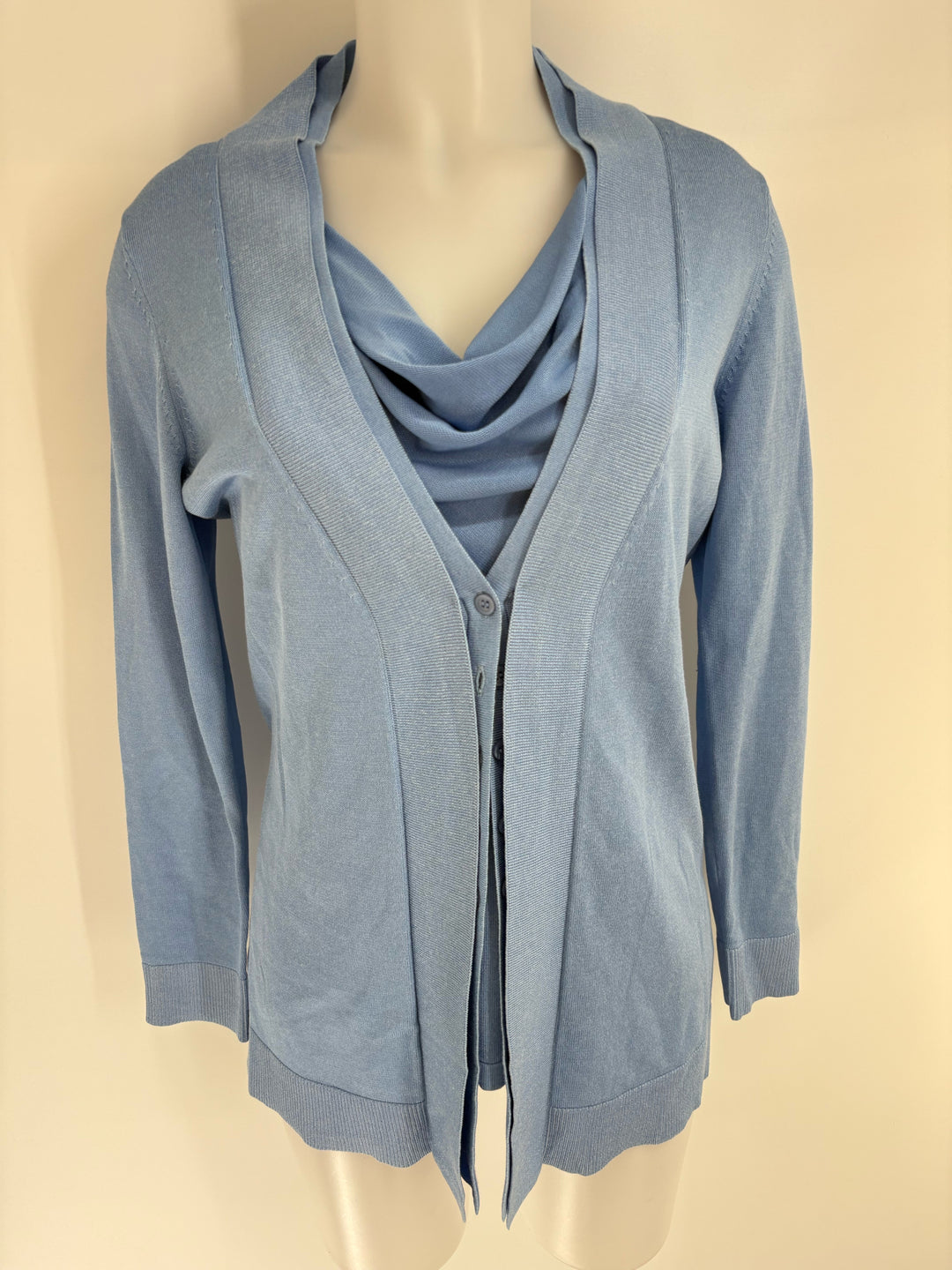 Size M ETCETERA Blue Cardigan