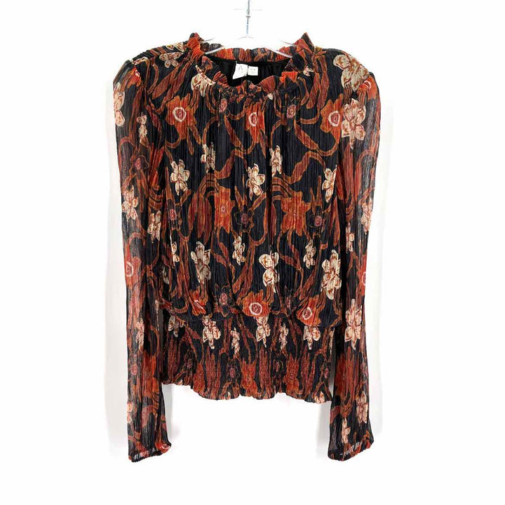 Size M JOIE ORANGE PRINT Shirt