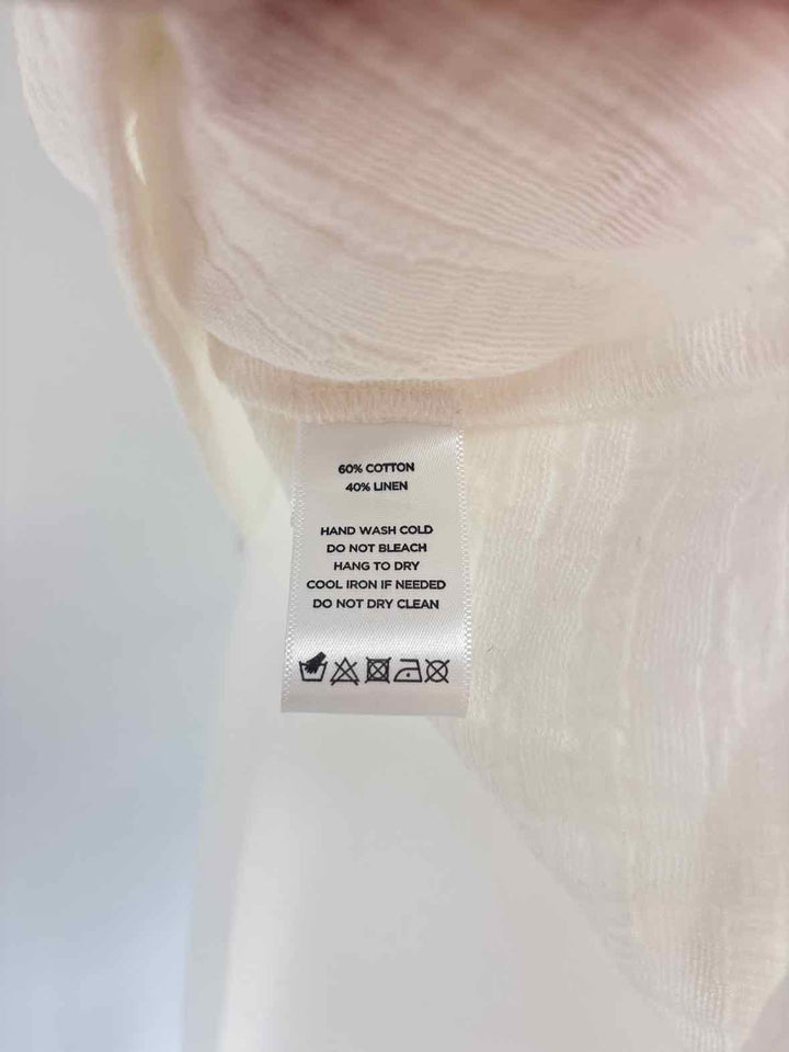 Size L LILLA P Cream Shirt