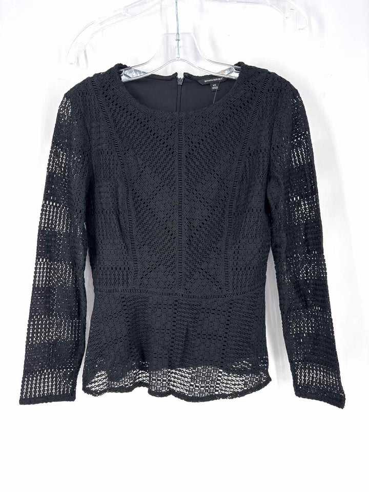 Size XS Banana Republic Black Shirt