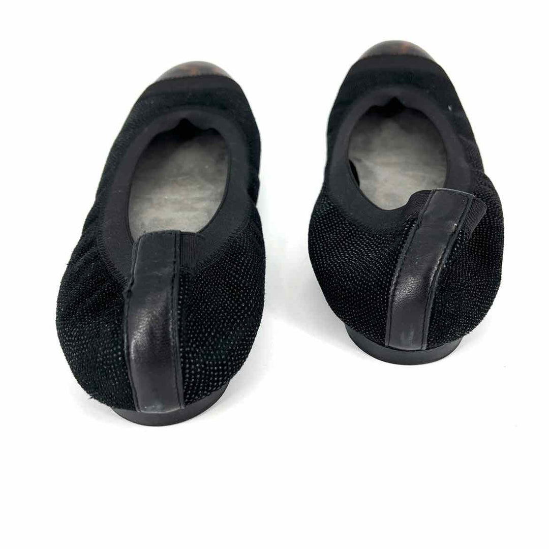 Shoe Size 10 Stuart Weitzman Black Flats