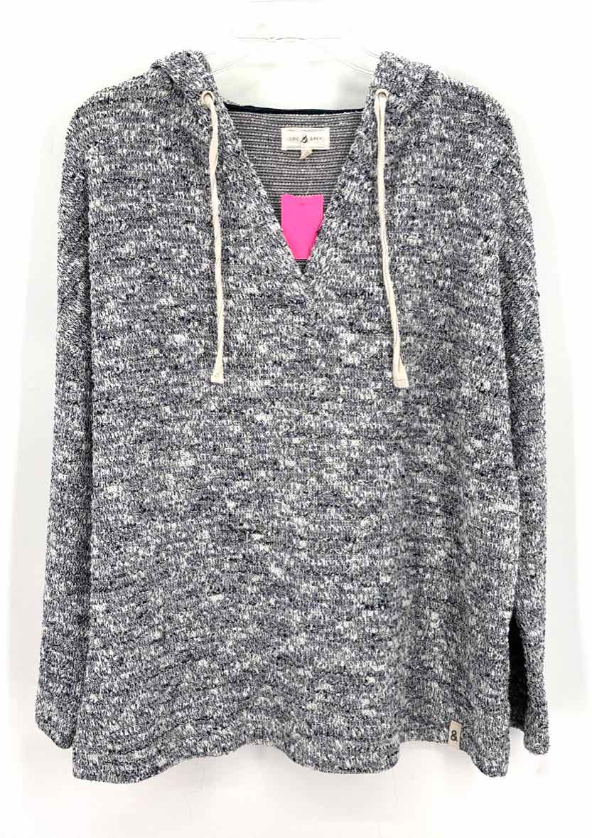 Size M LOU & GREG Navy Knit Shirt
