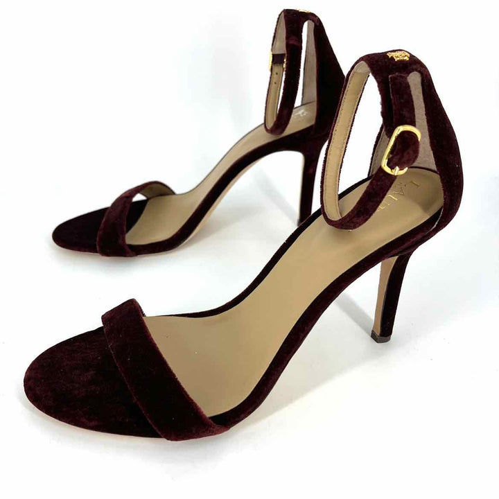 Shoe Size 10 RALPH LAUREN Burgundy Velvet Pumps