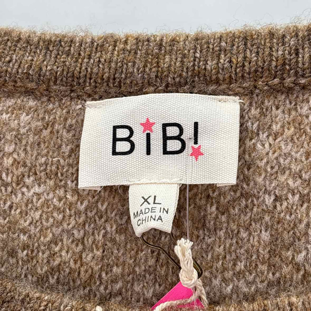 Size XL BIBI Tan Sweater