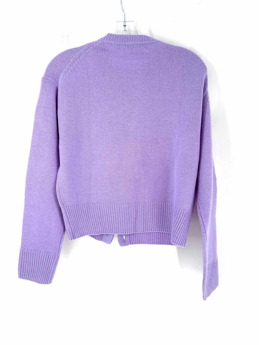 Size XS WHITE + WARREN Purple Sweater