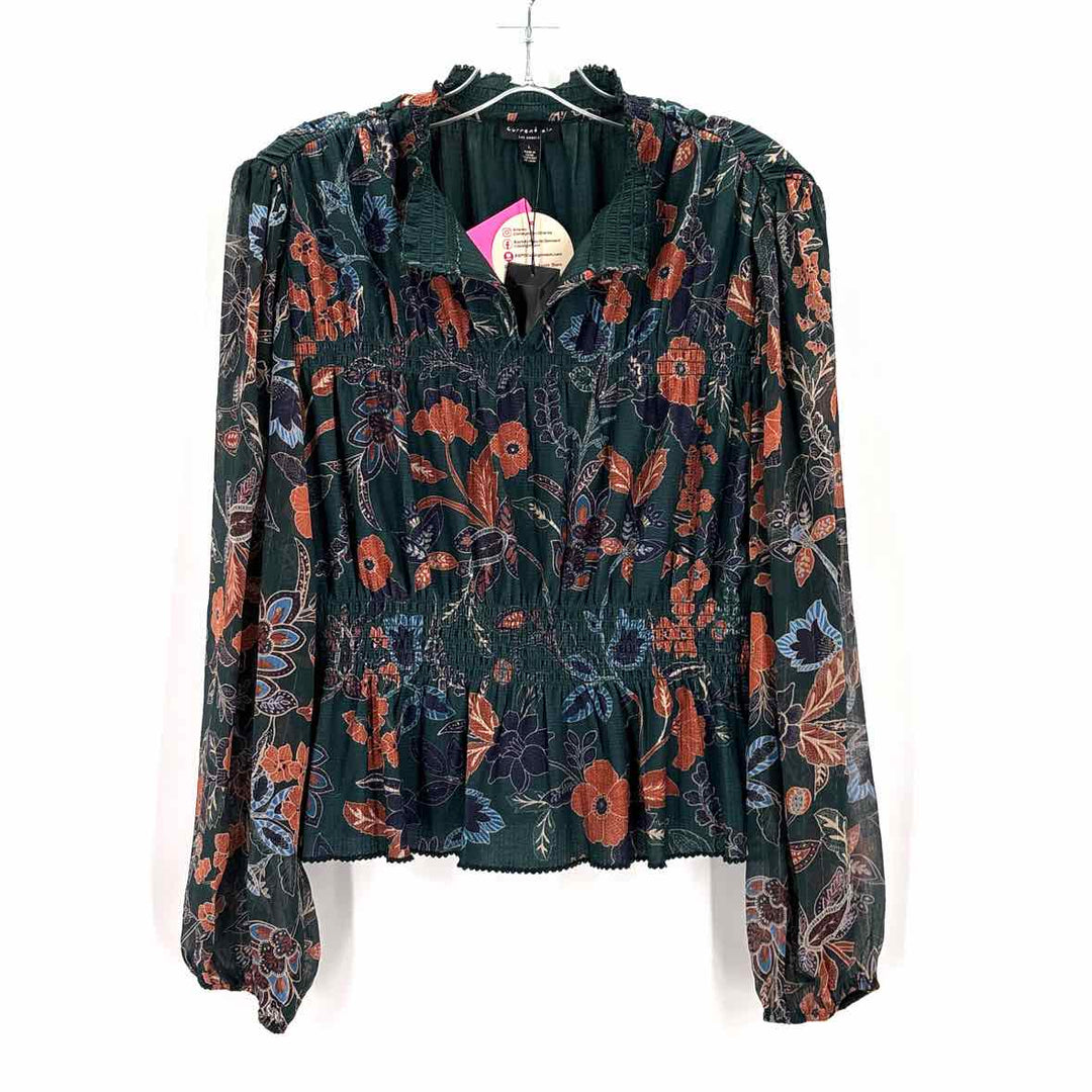 Size L CURRENT AIR Forest Green Shirt