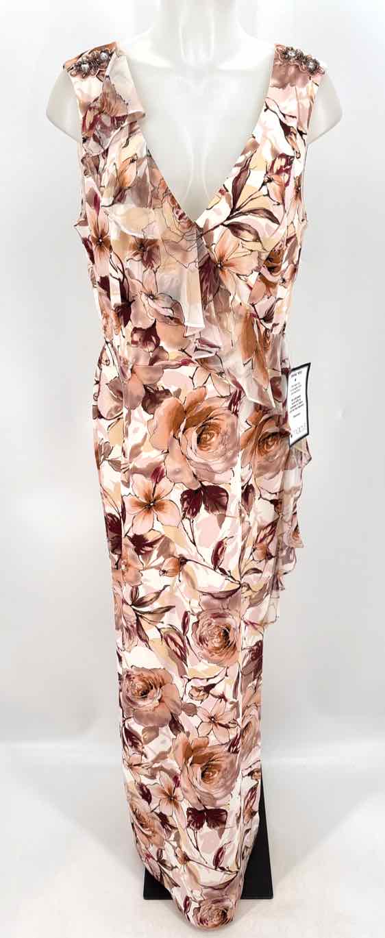 Size 14 CONNECTED APPAREL Ivory Dress