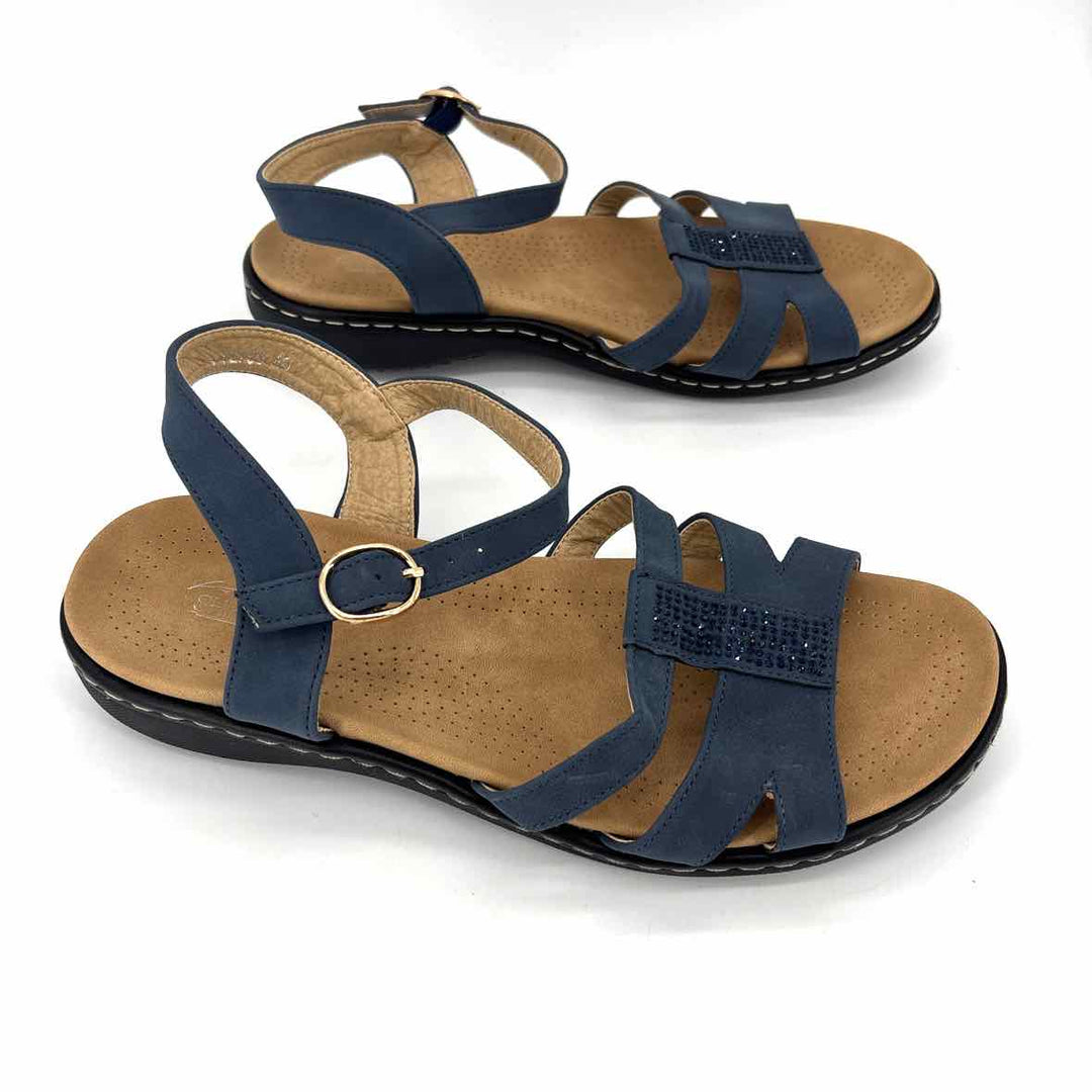 Shoe Size 40 Navy Sandals