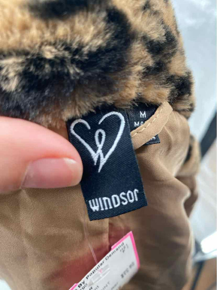 Size M WINDSOR Brown Print Jacket
