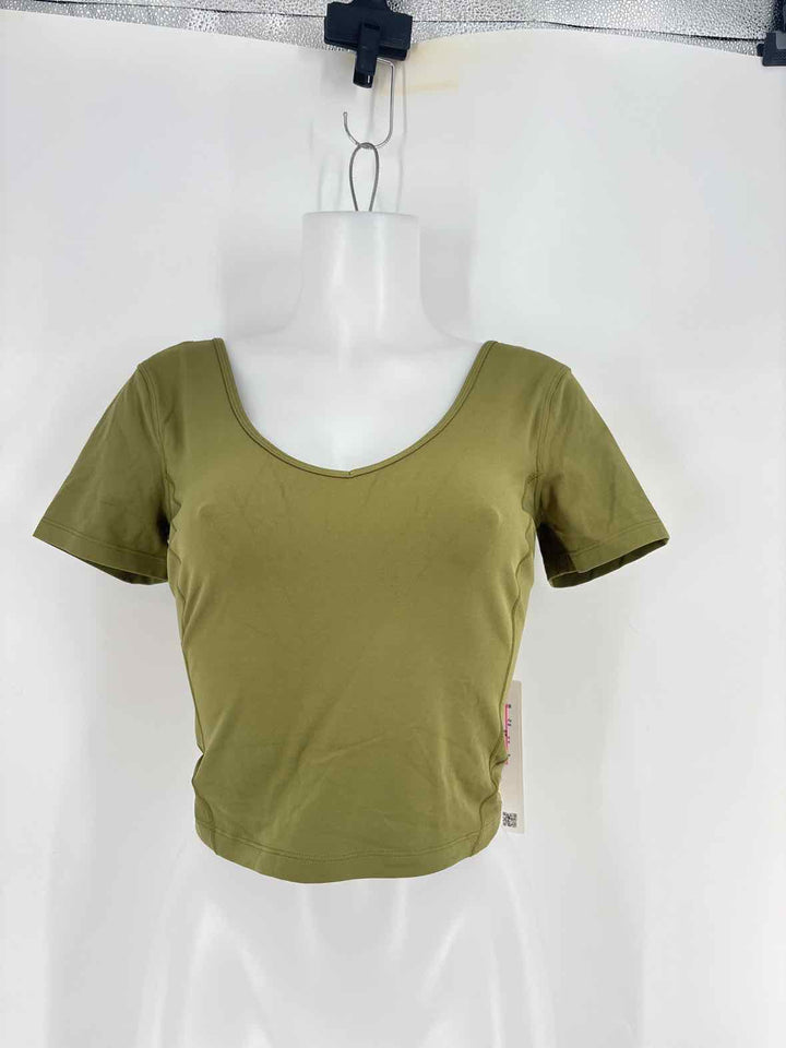 Size 6 Lululemon Olive Shirt