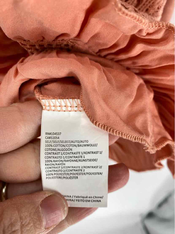 Size XL TINY Peach Shirt