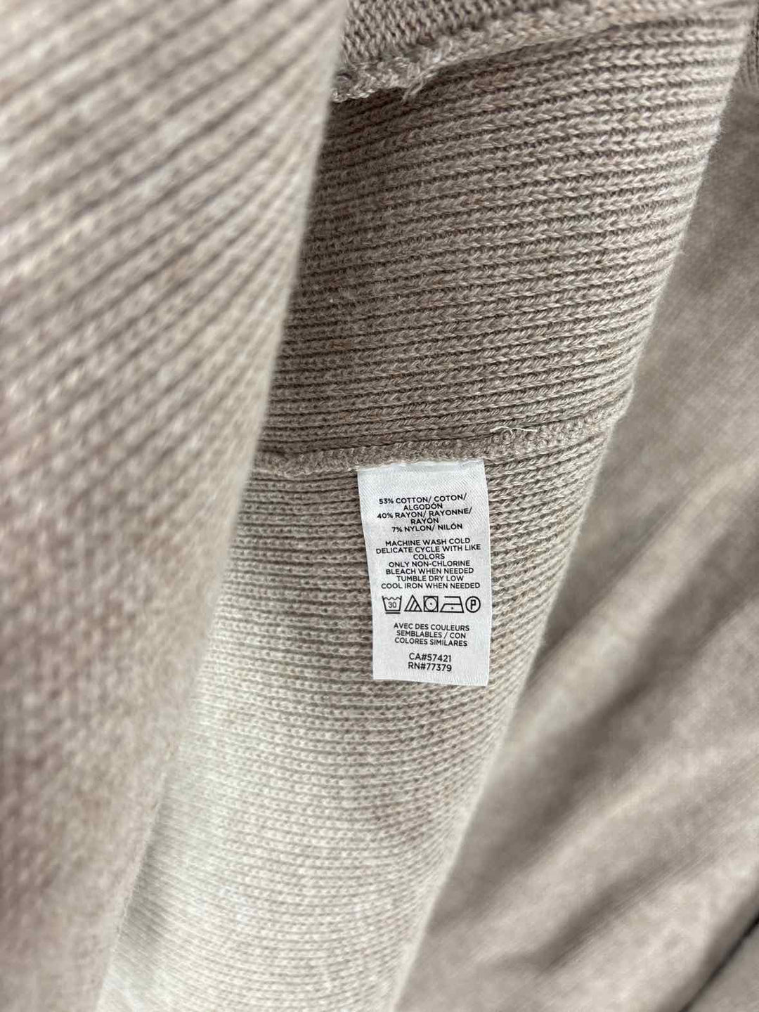 Size M Ann Taylor Tan Sweater