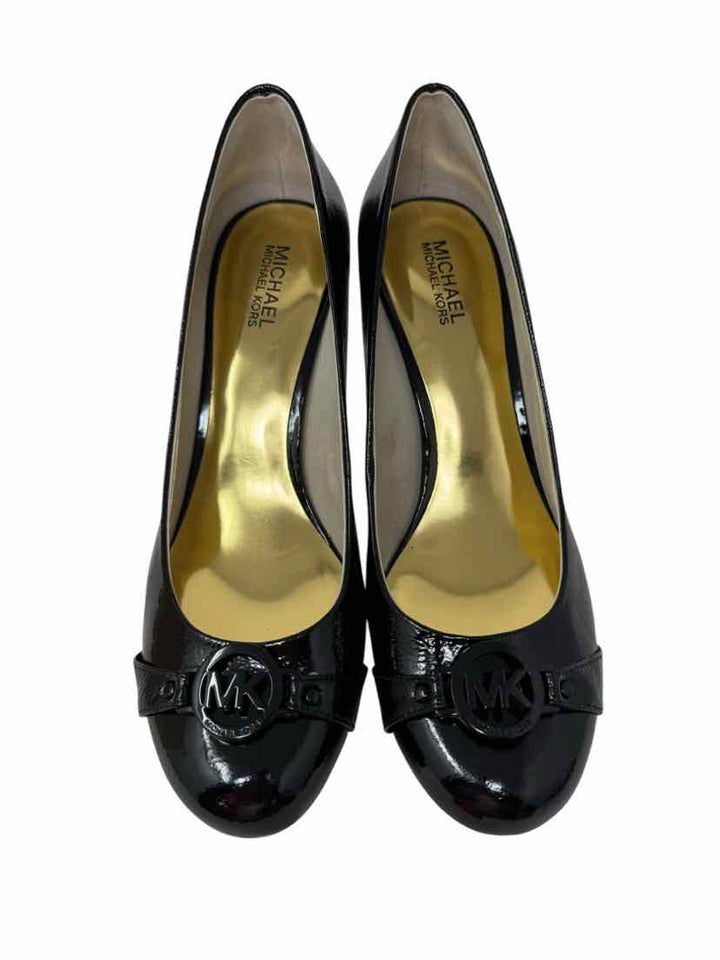 Shoe Size 10 Michael Kors Black PATENT Pumps