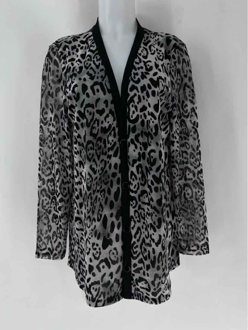 Size L IMAN Gray 2 PC Dress