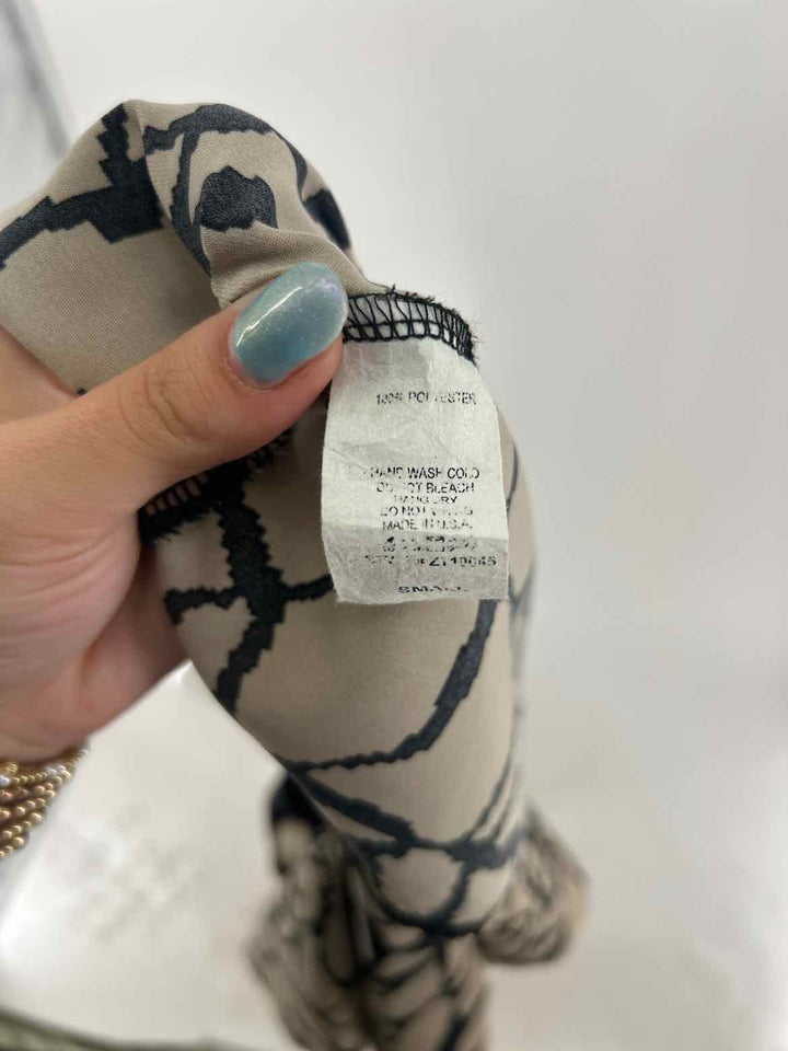 Size S Brown Print Shirt