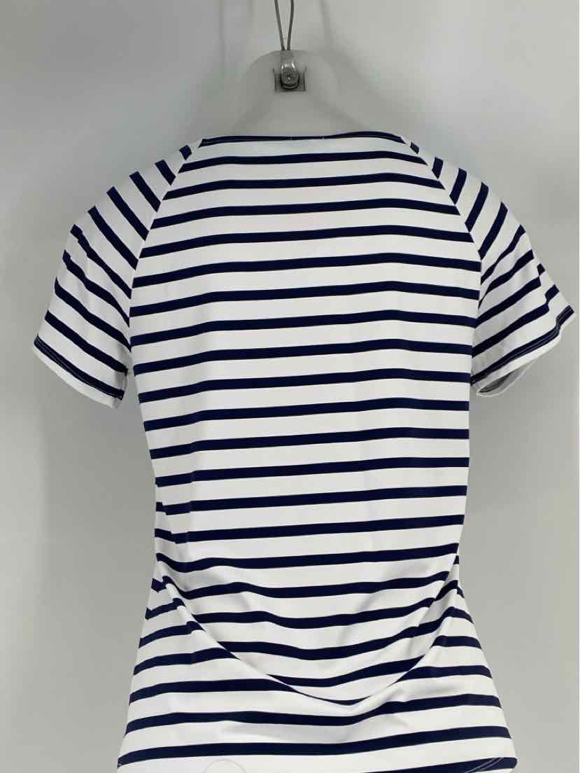 Size S Talbots Navy Print Shirt