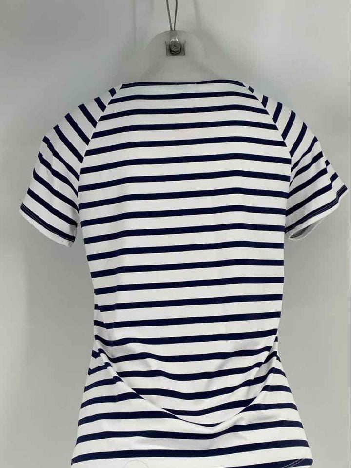 Size S Talbots Navy Print Shirt