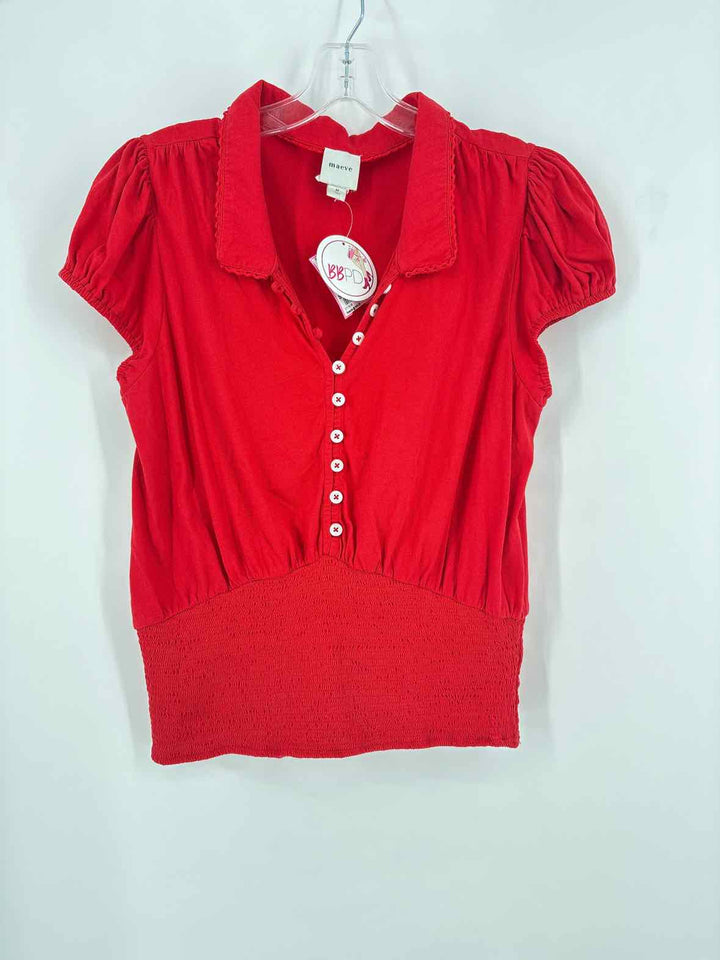 Size M MAEVE Red Shirt