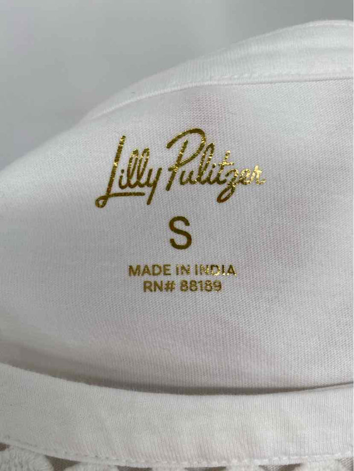 Size S Lilly Pulitzer White Shirt