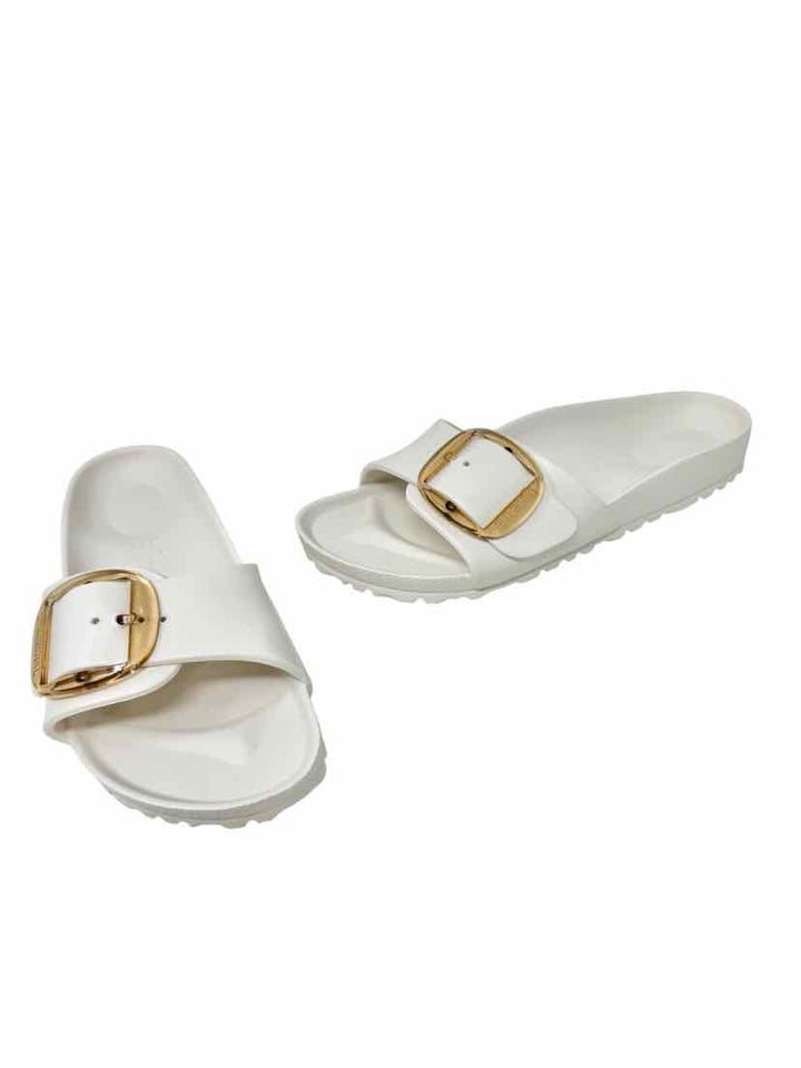 Shoe Size 38 Birkenstock White Sandals
