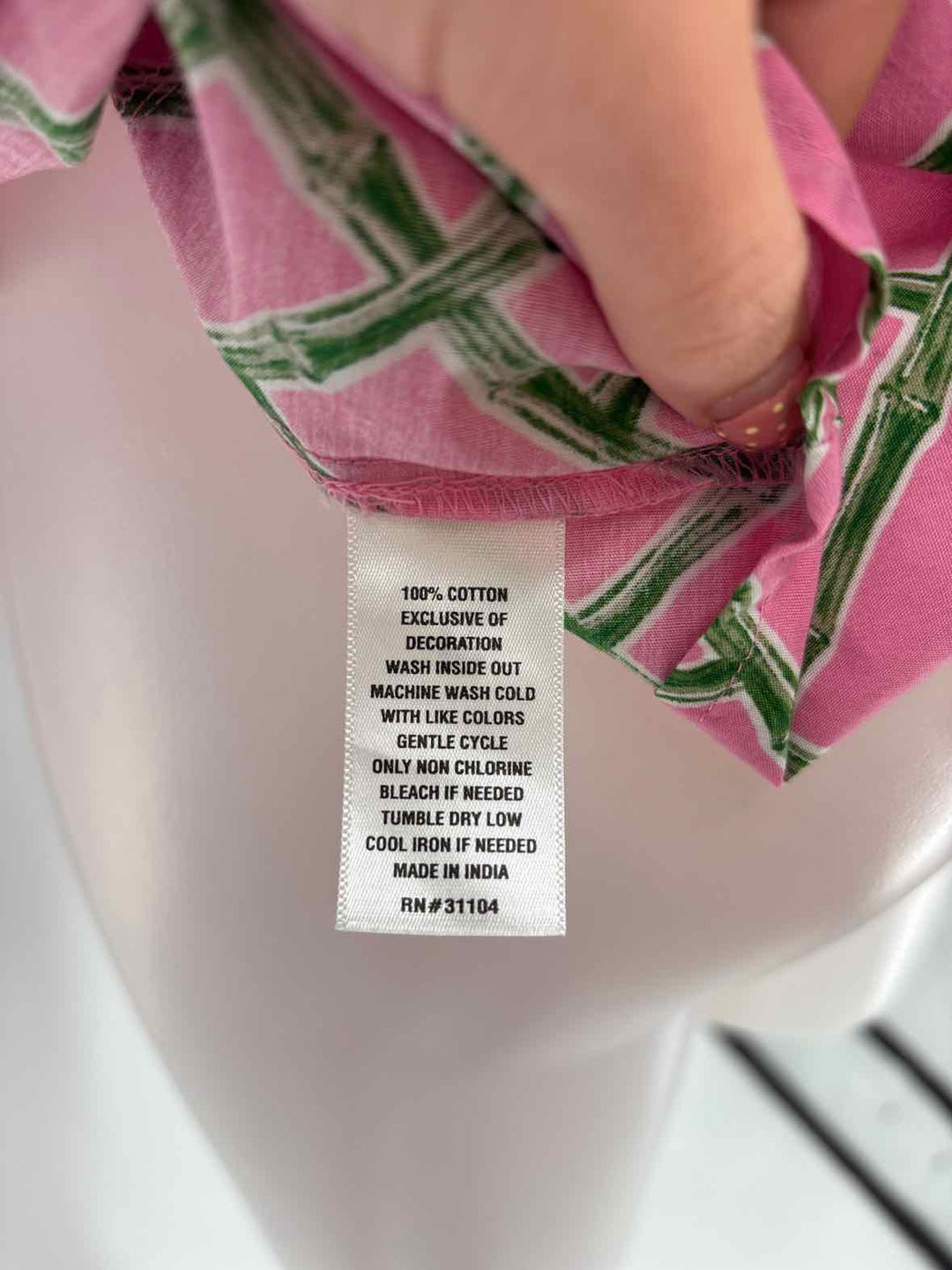 Size XL CROWN & IVY Pink Shirt