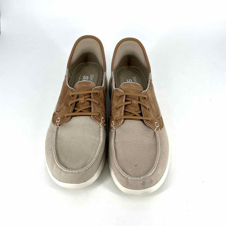 Shoe Size 9 Sketchers Multi-Color Faux Leather Canvas Flats
