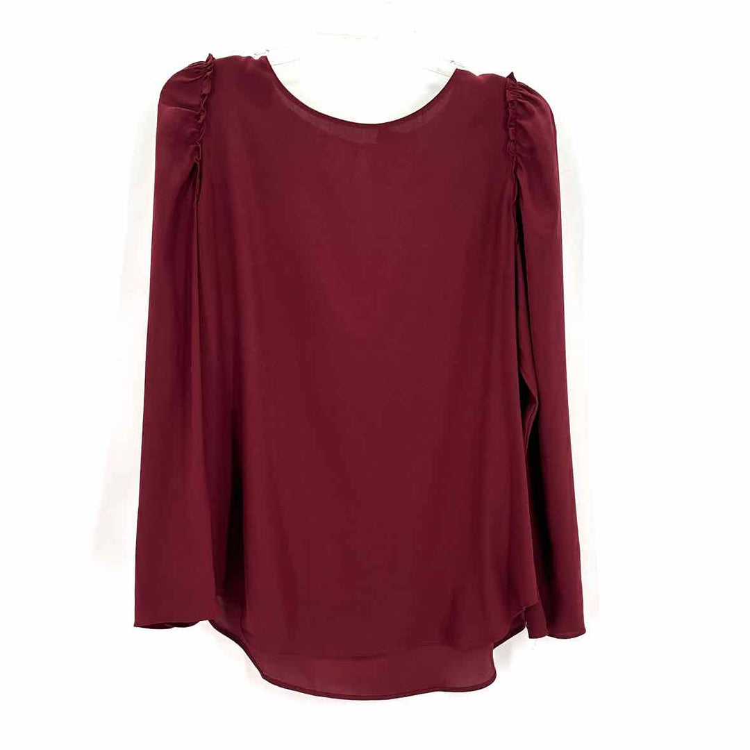 Size S Ann Taylor Burgundy Shirt