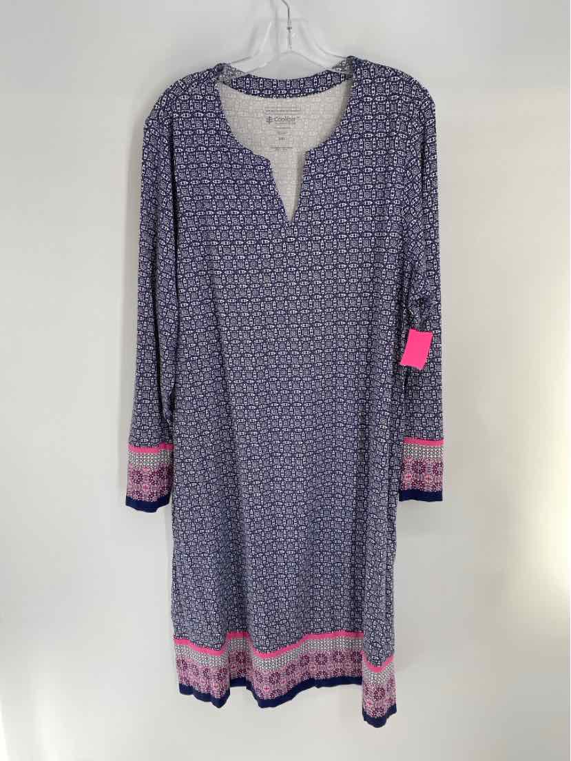 Size XXL Blue Dress