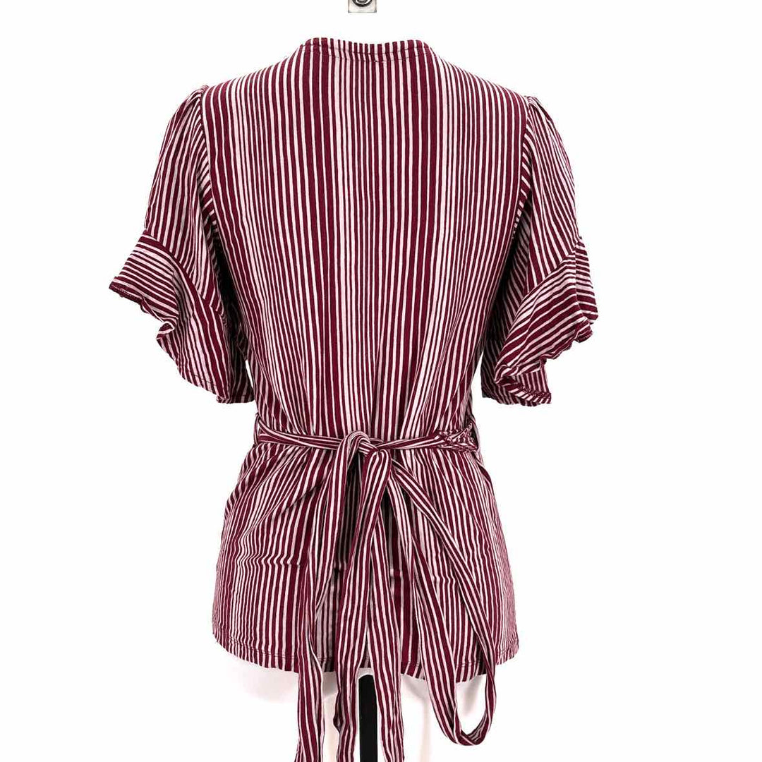Size L FREE PEOPLE Burgundy Shirt
