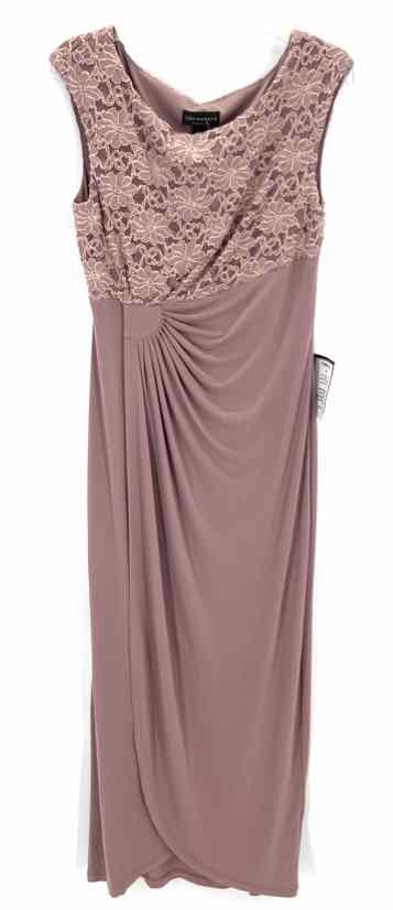 Size 10 CONNECTED APPAREL Mauve Lace Dress