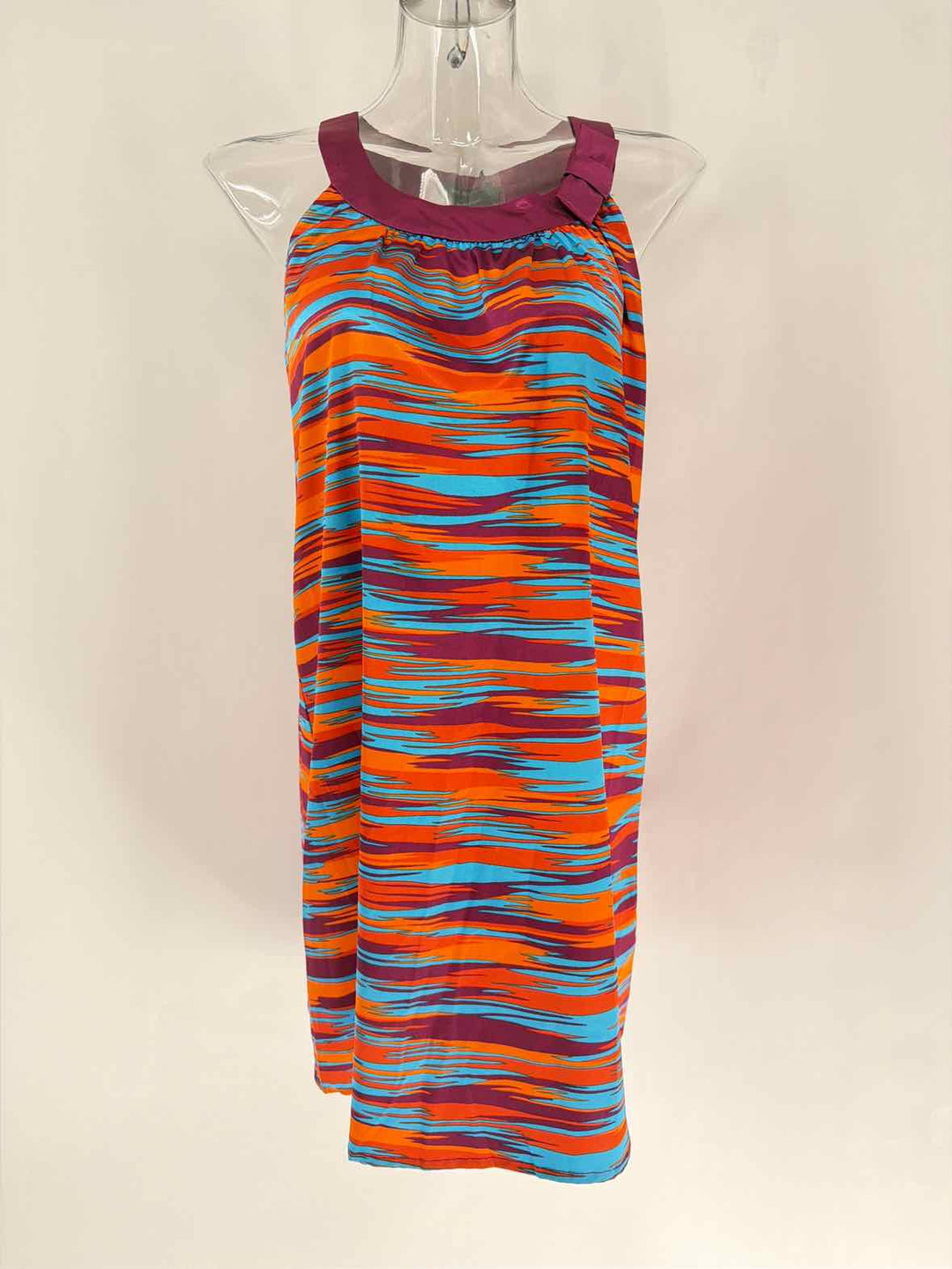 Size M BCBG Purple Print Dress