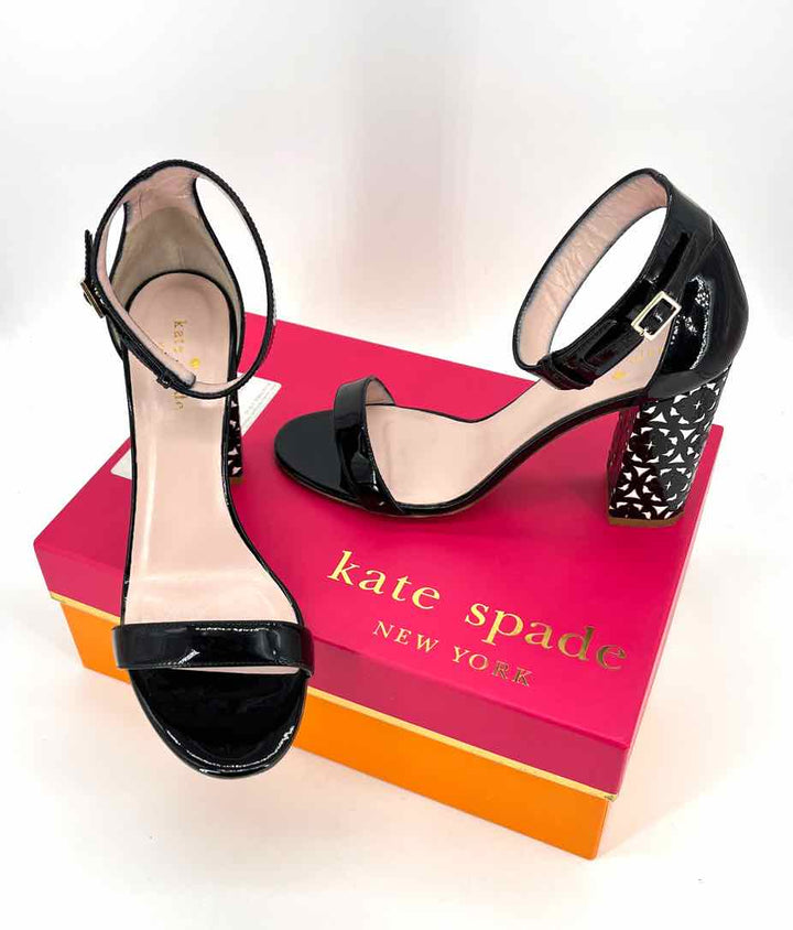 Shoe Size 8 Kate Spade Black PATENT Pumps