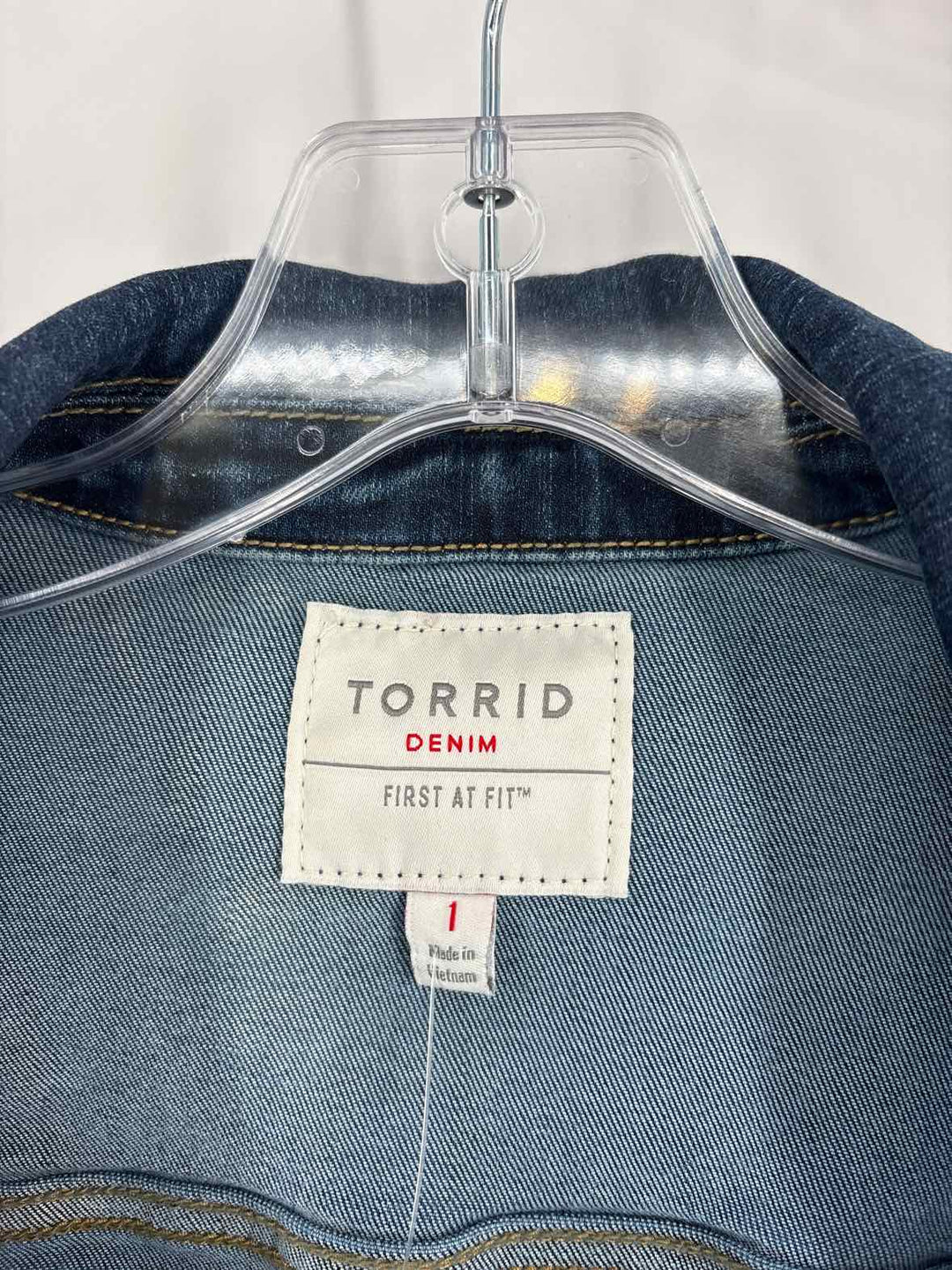 Size 1 Torrid Denim Jacket