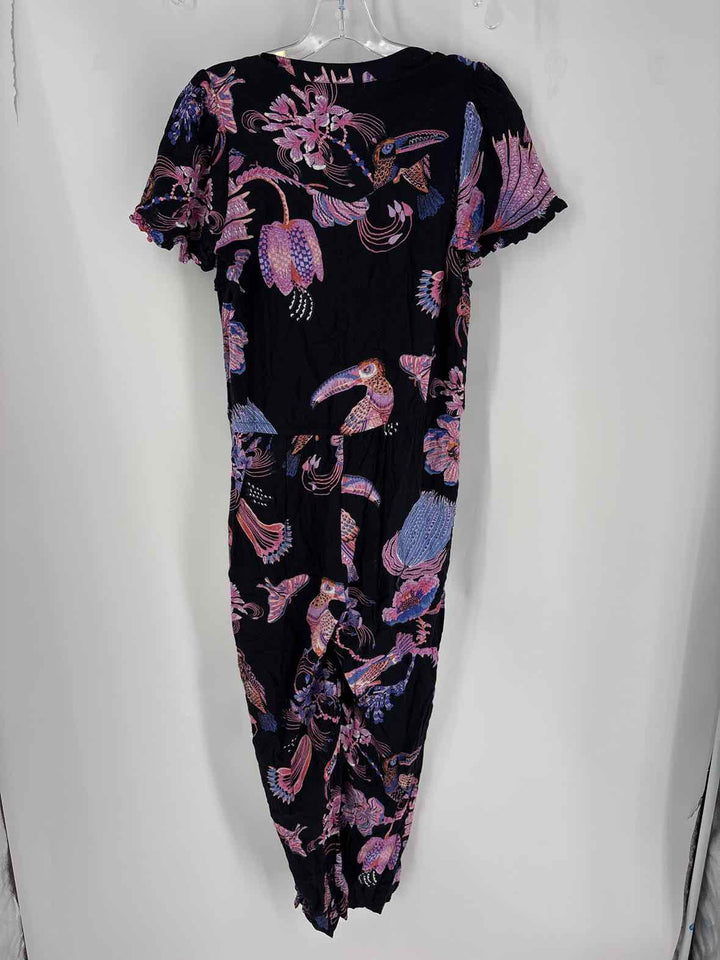 Size S Black Print Romper