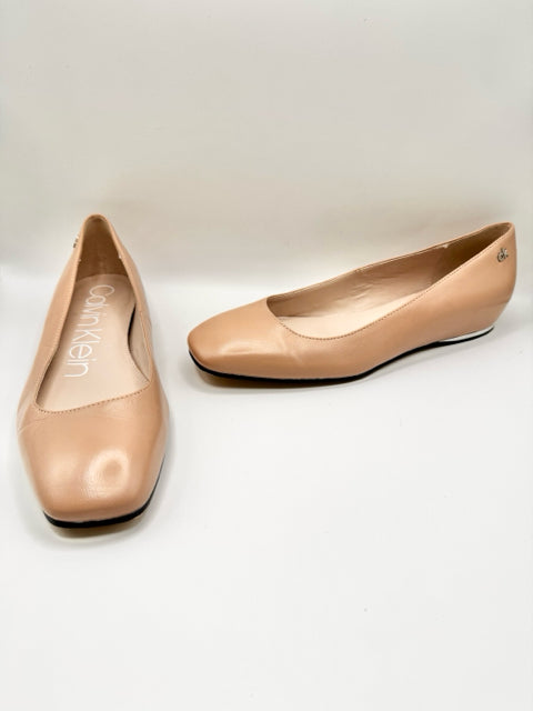 Shoe Size 8 Calvin Klein Blush Flats